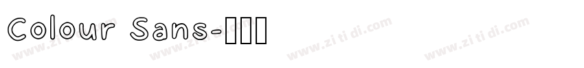 Colour Sans字体转换